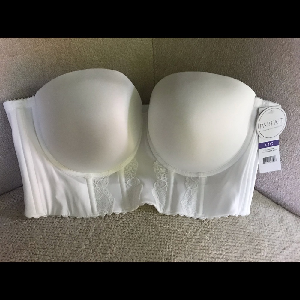 Strapless bra/corset by Parfait, never worn, with tags.